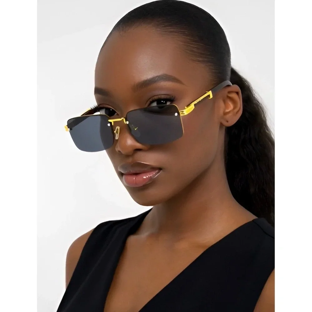 Women Square Frame Men Sunglasses UV400 Protection Outdoor Driving Wear‎ Music